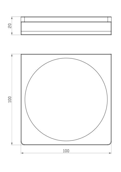 Мыльница с держателем, Wonzon & Woghand Eclipse, WW-9124-BL цвет: черный