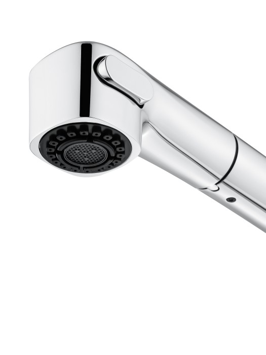 Смеситель для кухни с выдвижным изливом, Wonzon & Woghand, WW-88439008A-CR цвет: хром