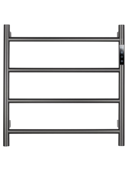 Полотенцесушитель электрический, Wonzon & Woghand Bonn, WW-AL404-GM цвет: графит