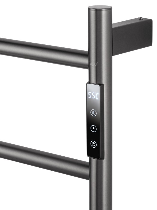 Полотенцесушитель электрический, Wonzon & Woghand Bonn, WW-AL404-GM цвет: графит