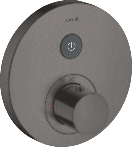 Термостат для душа ShowerSelect Axor, шлифованный черный хром арт. 36722340