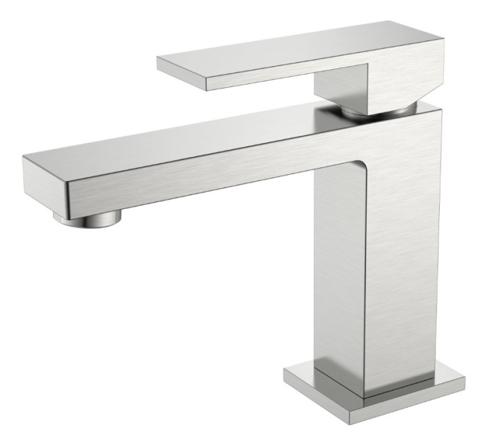 Смеситель для раковины, Brushed Nickel, Qubic Boheme 471-NB