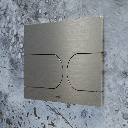 Накладная панель смыва для унитаза, Neorest TOTO, MB177EM#S цвет: нержавеющая сталь