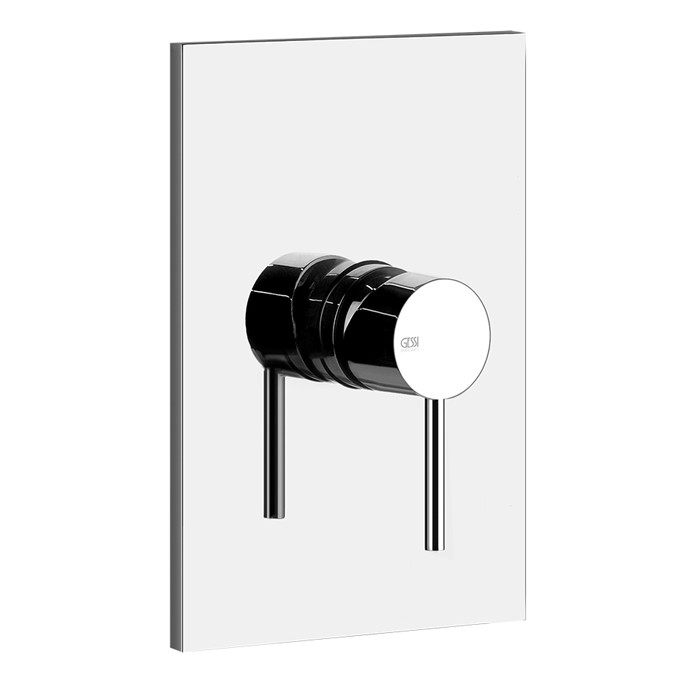 Смеситель для душа, подвесной, термостатический, Gessi Emporio Via tortona, хром арт. 44662#031
