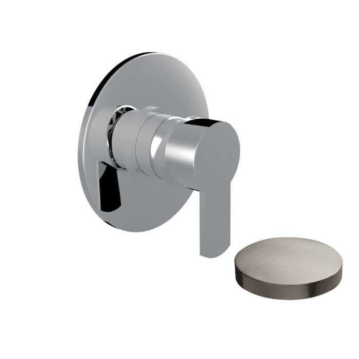 Внешняя часть для встраиваемого смесителя для душа, Giulini Surf, матовый никель арт. 5815-EPNKO