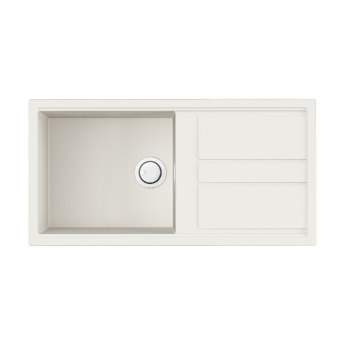 Кухонная мойка Omoikiri Kitagawa 100-WH Artceramic, цвет белый арт. 4993787