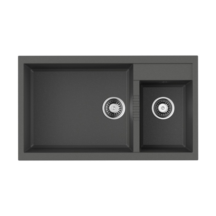 Кухонная мойка Omoikiri Tedori 86-2-LB-PL Tetogranit, цвет платина арт. 4993939