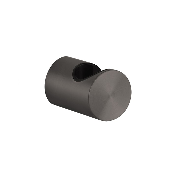 Держатель неподвижный для душевой лейки, Gessi 316, brushed black metal pvd арт. 54157#707