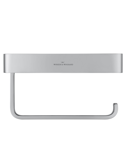 Держатель для туалетной бумаги с полкой, Wonzon & Woghand Lotte, WW-8336 цвет: хром