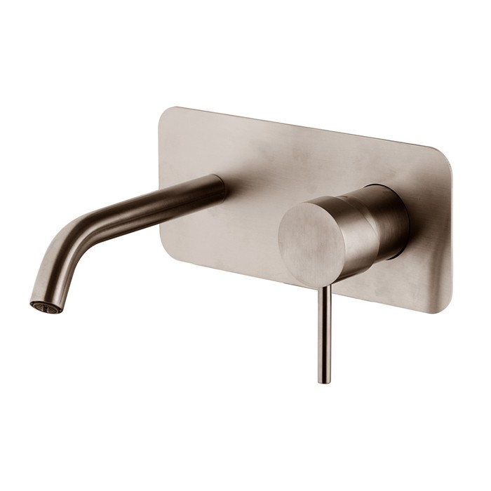 Fima Carlo Frattini Смеситель для раковины, встраиваемый, излив: 15.2см., Spillo Steel, F3081WX5INOX цвет: нержавеющая сталь