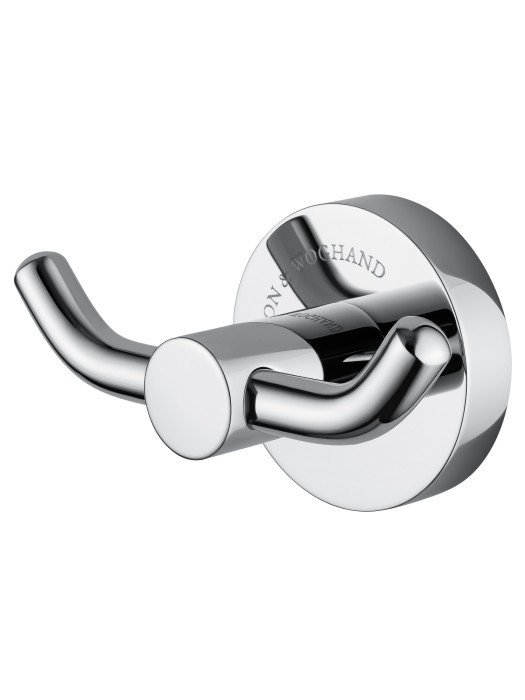 Двойной крючок для ванной, Wonzon &amp; Woghand Easy, WW-8125 цвет: хром