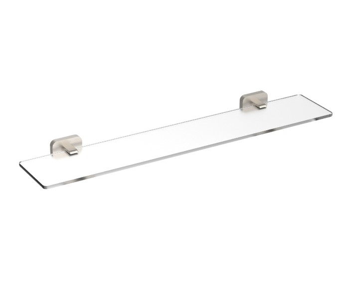 Стеклянная полка для ванной, Wonzon &amp; Woghand Graffity, WW-9327-BN цвет: никель