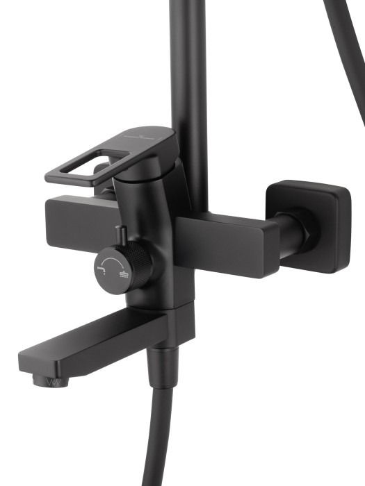 Душевая система, Wonzon & Woghand Frame, WW-88739010-MB цвет: черный