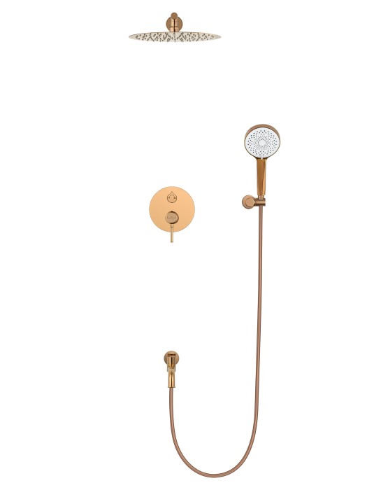 Душевая система встраиваемая, Wonzon & Woghand Tor, WW-88939073-RG цвет: розовое золото