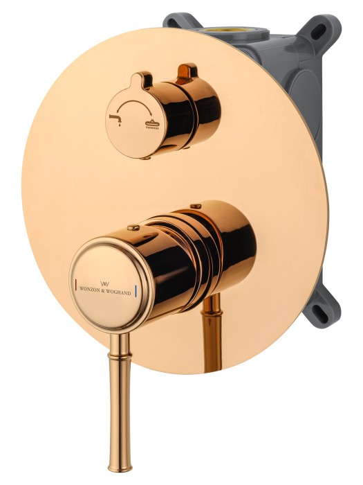 Душевая система встраиваемая, Wonzon & Woghand Tor, WW-88939073-RG цвет: розовое золото