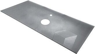 Столешница стекло 110см прямая silver, Boheme Neoart - 853-110-SL