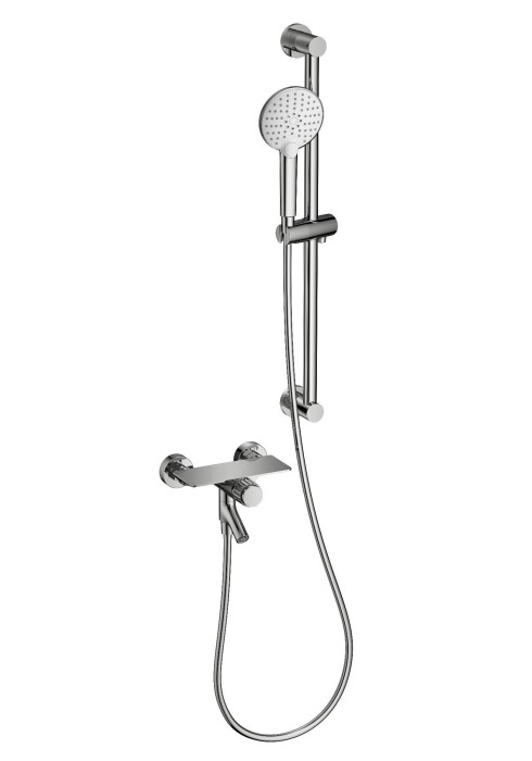 Смеситель для ванны с душевым гарнитуром, Wonzon &amp; Woghand Click, WW-FE05L222-CR цвет: хром