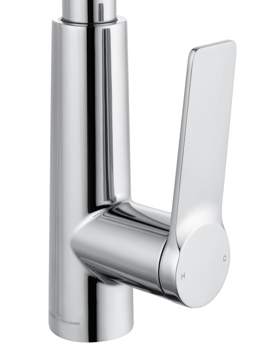 Смеситель для кухни с выдвижным изливом, Wonzon & Woghand, WW-A20782-CR цвет: хром