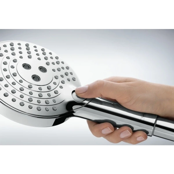 Душевой набор PowderRain с держателем и шлангом 125см Raindance Select S Hansgrohe, хром арт. 27669000