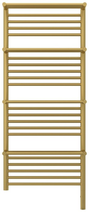 Сунержа Электрический полотенцесушитель 1200x500, Богема 3.0 с 4 полками, 032-5809-1250 цвет: матовое золото