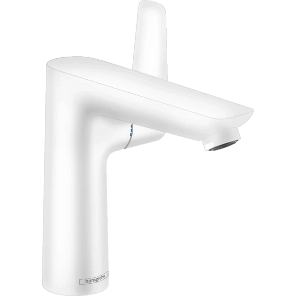 Смеситель для раковины со сливным гарнитуром, Hansgrohe Talis E, белый арт. 71754700