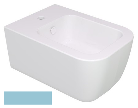 Биде подвесное голубой матовый, GSG Ceramic Design Brio, BRBISO023