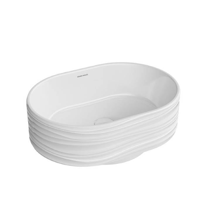 Раковина накладная 50x36,6см, Sabbia Kerama Marazzi, белый - SA.wb.50\WHT