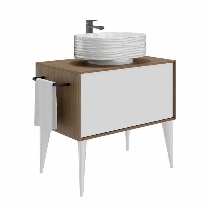 Раковина накладная 50x36,6см, Sabbia Kerama Marazzi, белый - SA.wb.50\WHT