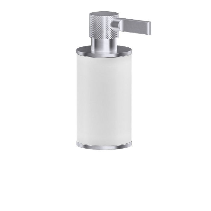 Дозатор для жидкого мыла настольный, Gessi Inciso, белый/finox арт. 58537#149