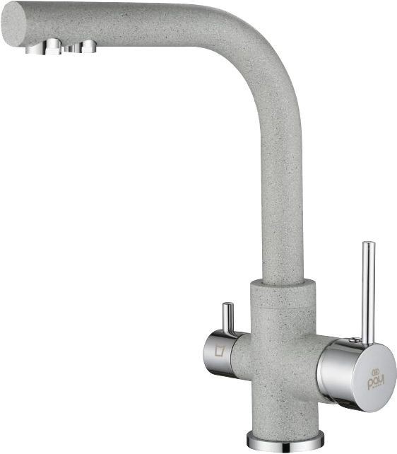 Смеситель для кухни  Paulmark ESSEN, серый - Es213011-310