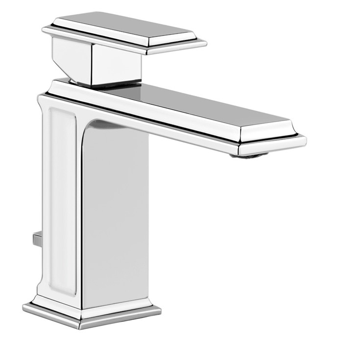 Смеситель для раковины на 1 отверстие с донным клапаном, Gessi Eleganza, хром арт. 46001#031