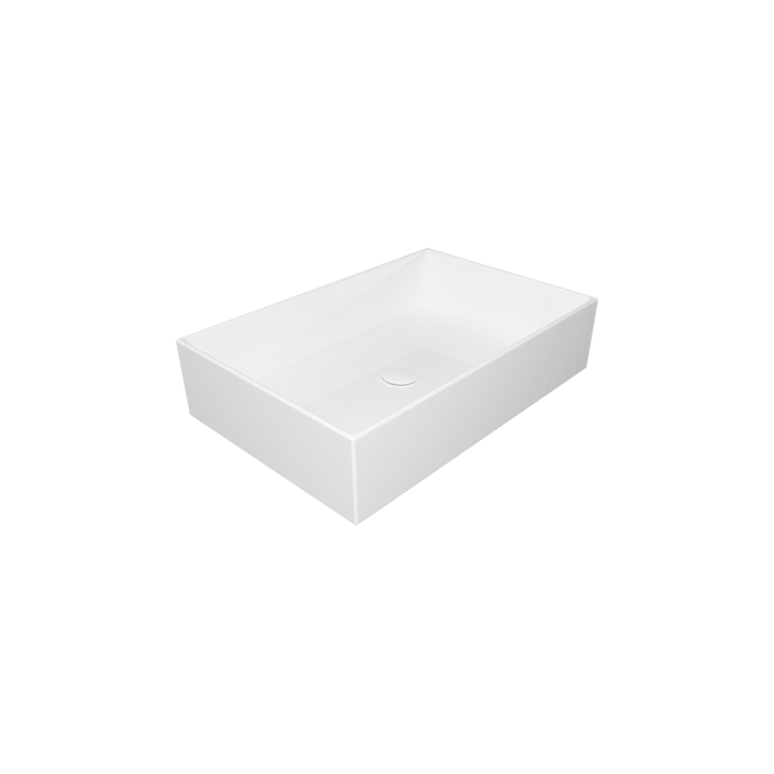 Раковина накладная 60x40 см белый глянцевый, GSG Ceramic Design Zenith, ZELAVFS60000