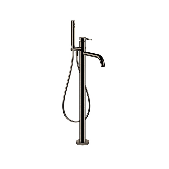 Смеситель для ванны, напольный, с душевой лейкой, Gessi Emporio Via tortona, finox brushed nickel арт. 24943#149