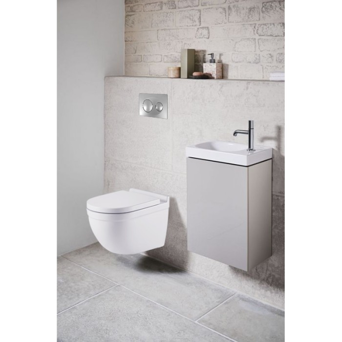 Готовый комплект инсталляция с панелью смыва + унитаз Fora с сиденьем микролифт+ клавиша, хром глянцевый  Azario - AZ-8010-1000+AZ-8200-0011+AZ-0017 E-R