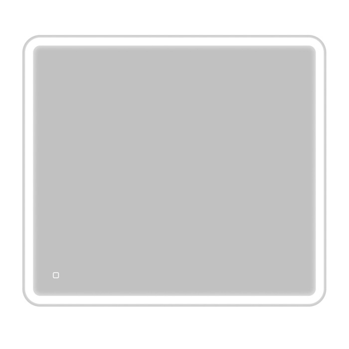Зеркало 90x80, прямоугольное, с встроенным светильником и сенсорным выключателем, BelBagno Marino арт. SPC-MAR-900-800-LED-TCH