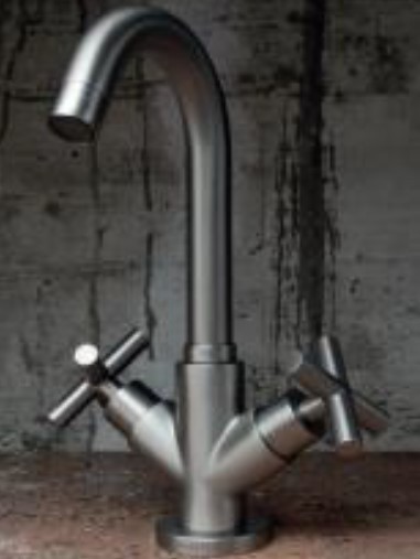 Смеситель для раковины, поворотный излив, без донного клапана, Giulini G3, никель матовый арт. 7657/SCNKO