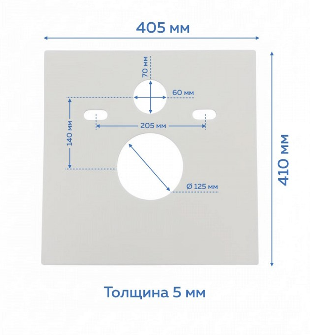 Шумоизоляционная прокладка для подвесного унитаза Lotis L1020 