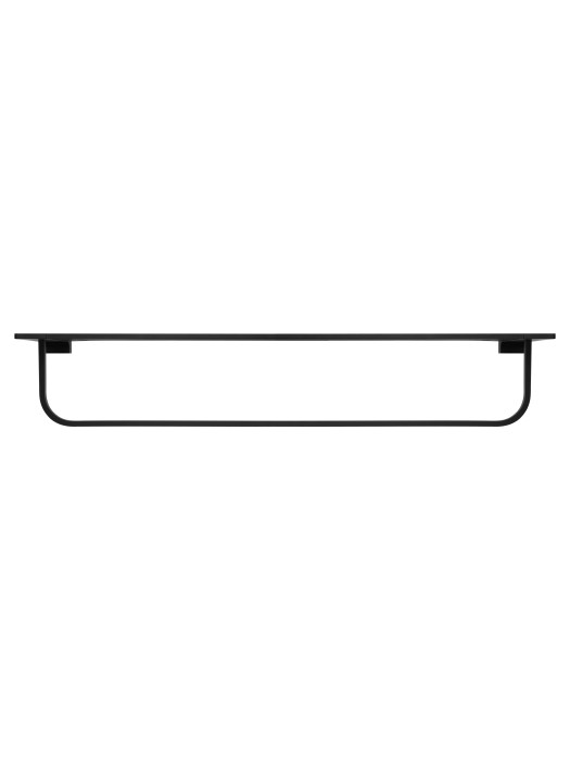 Полотенцедержатель с полкой, Wonzon & Woghand Eclipse, WW-9181-BL цвет: черный