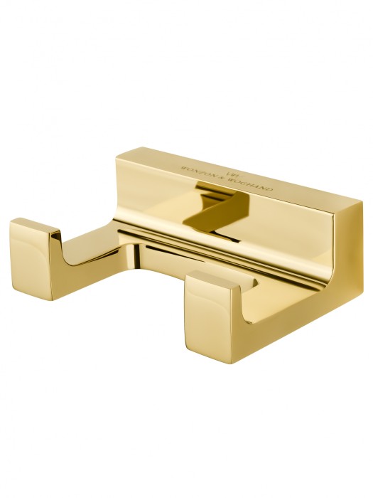 Двойной крючок для ванной, Wonzon &amp; Woghand Eclipse, WW-9125-LG цвет: золото