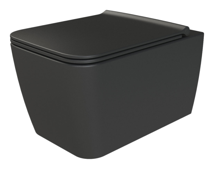 Подвесной унитаз black, Boheme Zen - 967-B