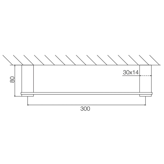 Fima Carlo Frattini Полотенцедержатель 30см., подвесной, Accessori, F6020/30OR цвет: золото