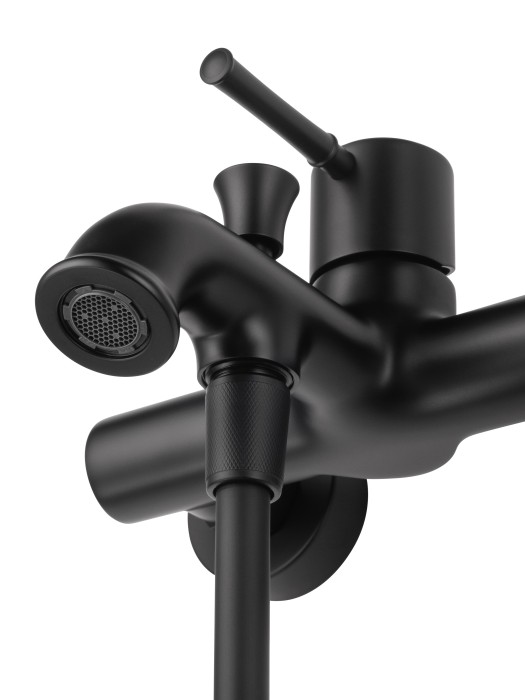 Смеситель для ванны с душем, Wonzon & Woghand Tor, WW-88037073-MB цвет: черный