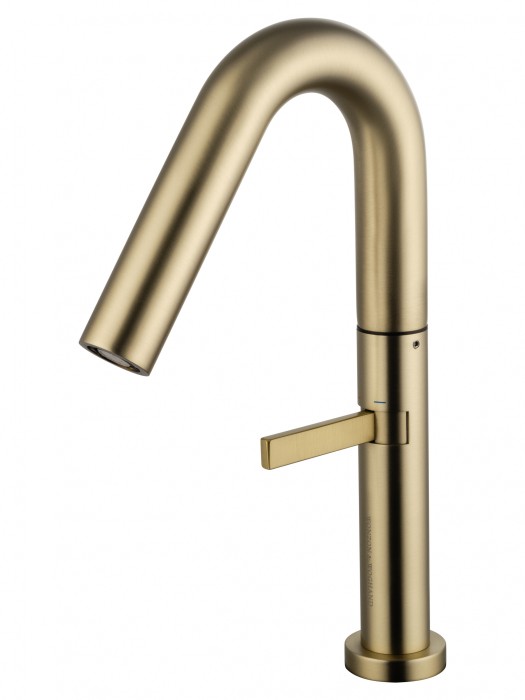 Смеситель для раковины высокий, Wonzon &amp; Woghand, WW-6068-BG цвет: золото