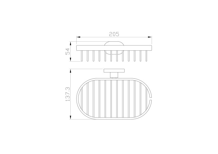 Мыльница с держателем, Wonzon & Woghand First, WW-8424-LG цвет: золото