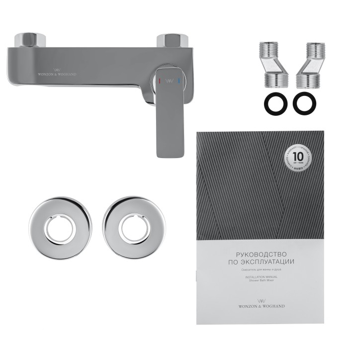 Смеситель для душа, Wonzon & Woghand Shark, WW-484101-CR цвет: хром