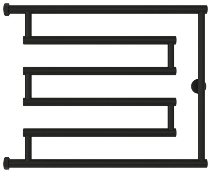 Сунержа Водяной полотенцесушитель 500x650, High-Tech+, 31-4052-5065 цвет: матовый чёрный