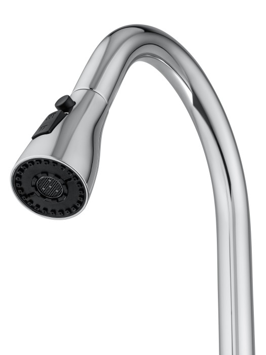 Смеситель для кухни с выдвижным изливом, Wonzon & Woghand, WW-AE54123-CR цвет: хром