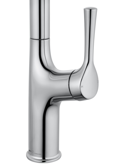 Смеситель для кухни с выдвижным изливом, Wonzon & Woghand, WW-AE54123-CR цвет: хром