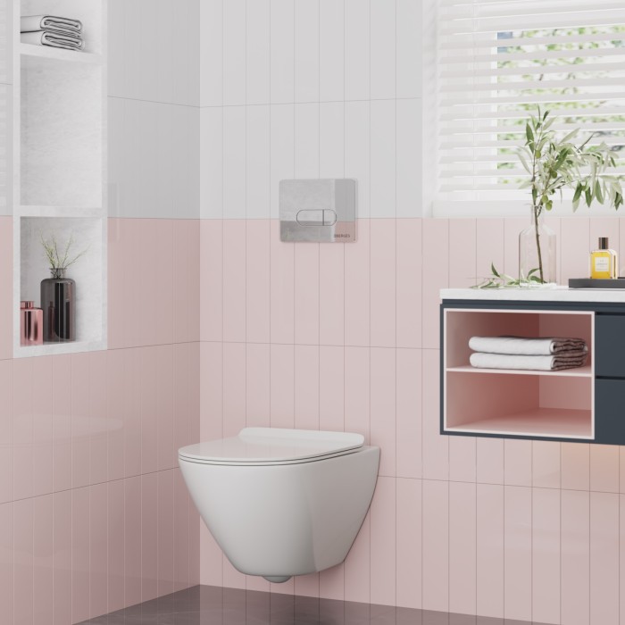 Унитаз BERGES PUMA, сиденье дюропласт Toma Slim SO, арт. 082131