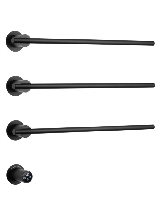 Полотенцесушитель электрический встраиваемый, Wonzon &amp; Woghand Dortmund, WW-A363-MB цвет: черный